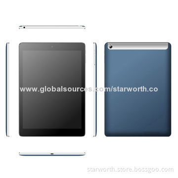 9.7-inch Tablet PCs, MTK8382, Quad-core, Support Wi-Fi, Bluetooth, GPS, 2G and 3G callingNew